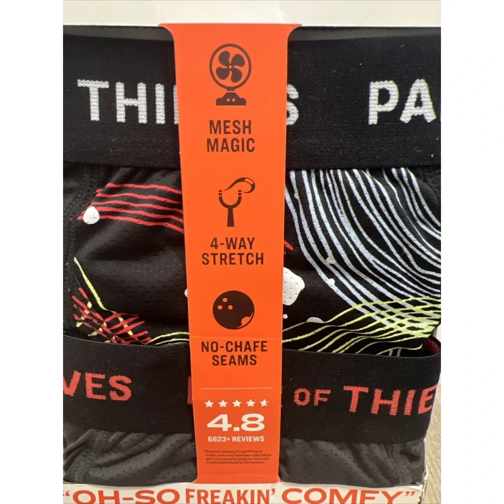 *NEW* Men's Pair of Thieves Mesh Boxer Briefs Underwear Size Small  2 pack